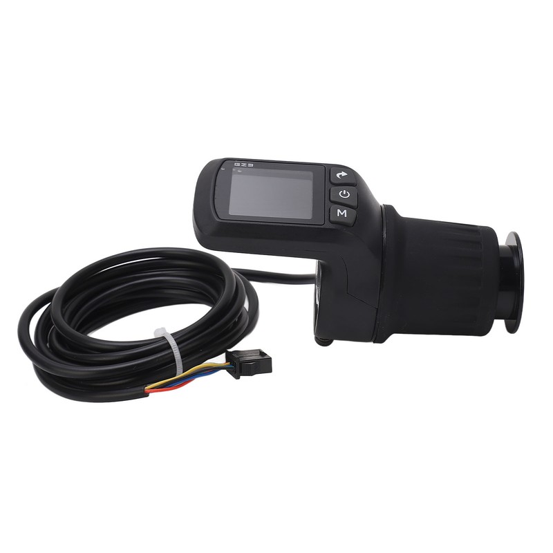 Electric Bike Meter Kit ABS LCD Display Panel Half Handle