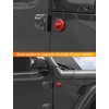 Savadicar Red Antenna Base Trim Cover for Jeep Wrangler JK