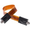 Audio Fan Coaxial Cable Flat Type F Type (Female) to