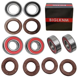 Front and Rear Wheel Bearing Seals Kit for Yamaha Raptor 660 Raptor 660R YFM660R 2001-2005 Banshee 350 YFZ350 1988-2006 Blaster 200 YFS200 2003-2006