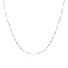 Sterling Silver Italian Diamond-Cut Snake Chain Necklace, 18 Inches