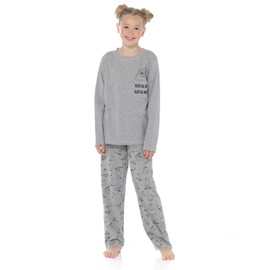 A2Z 4 Kids Girls Pyjamas 2 Piece Jersey Pajamas Set Comfortable Sleepwear Lounge Suit for Kids Top Loungewear Gifts Age 7-8 9-10 11-12 13 Years, Sloth