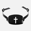 SLEEFS Faith Cross Chin Strap Cover - Color: White