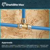 SharkBite Max 1 Inch Tee, Push to Connect Brass Plumbing