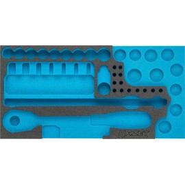 Hazet 2K Soft Foam Liner for Workshop, 1 Piece, 163-359L, Multi-Colour