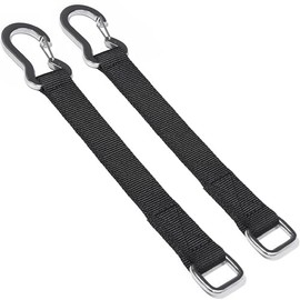 AlweizU Extension Straps Compatible with Speediance Smart Home Gym Equipment, with Square Rings, for Connecting Pilates loops, Ankle Straps and More Workout Accessories, 2PCS