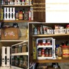 Pinelaxy Rotate Spice Rack Organizer, Two 2-Tiered Swivel Spice Rack