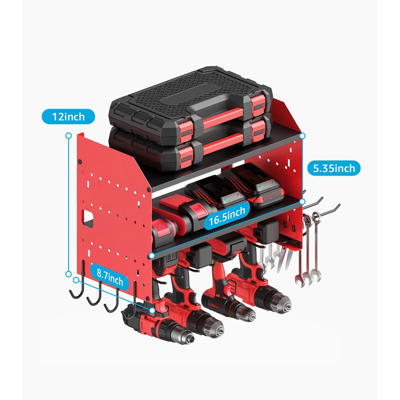 CCCEI Pack of 2 Modular Power Tools Organizer, Drills and