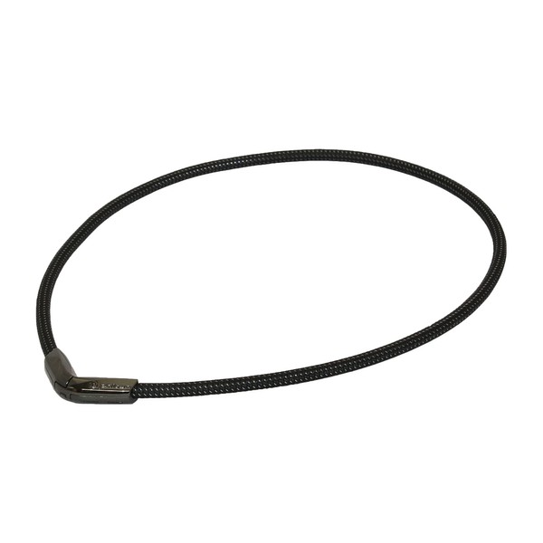 Phiten X50 Rakuwa Necklace, V-Type, black
