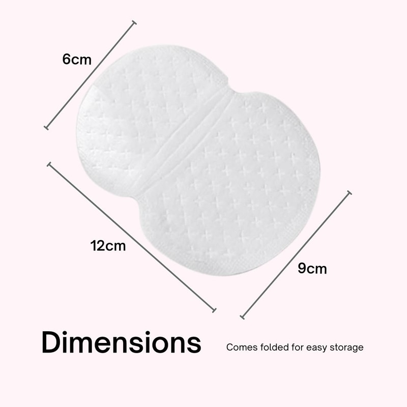 Disposable underarm Sweat Pads Little Miss Periods Teen Period Essentials