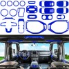 23PCS Full Set Interior Decoration Trim Kit for Jeep Wrangler