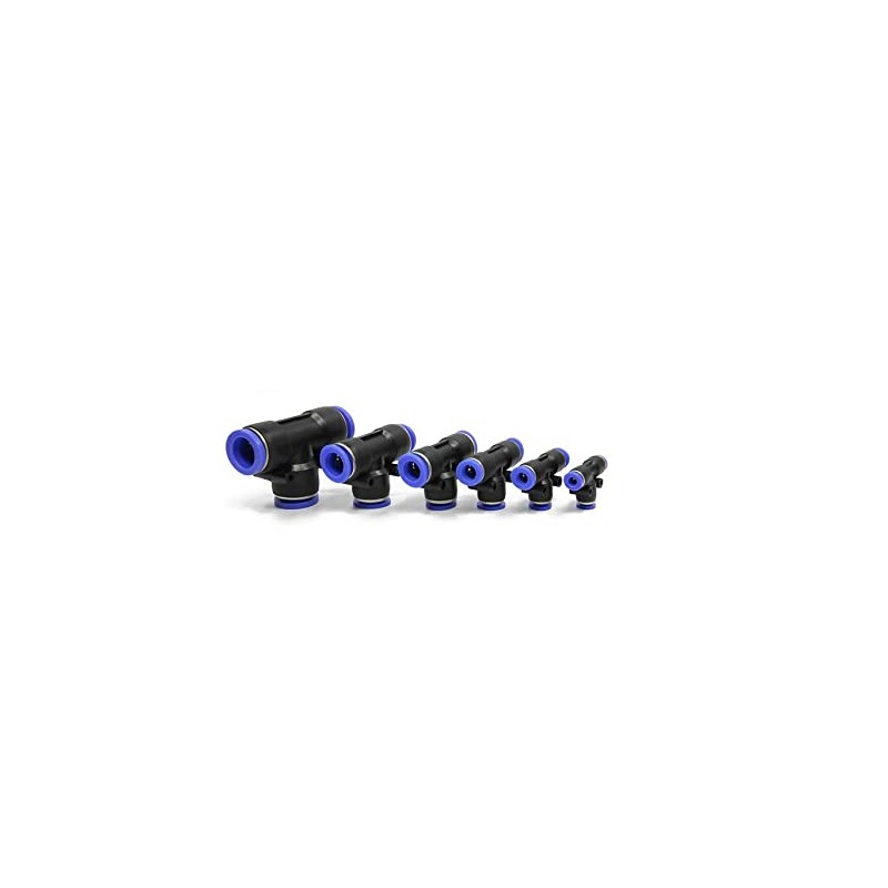 IQS Pneumatic T-Piece 6 mm Compressed Air Connector 3-Way Connector