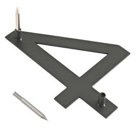 Ywonoby Stainless Steel House Number - RAL 7016 Anthracite Grey - Modern Floating Look and Easy Installation - Height 25.4 cm - Arial Number 4