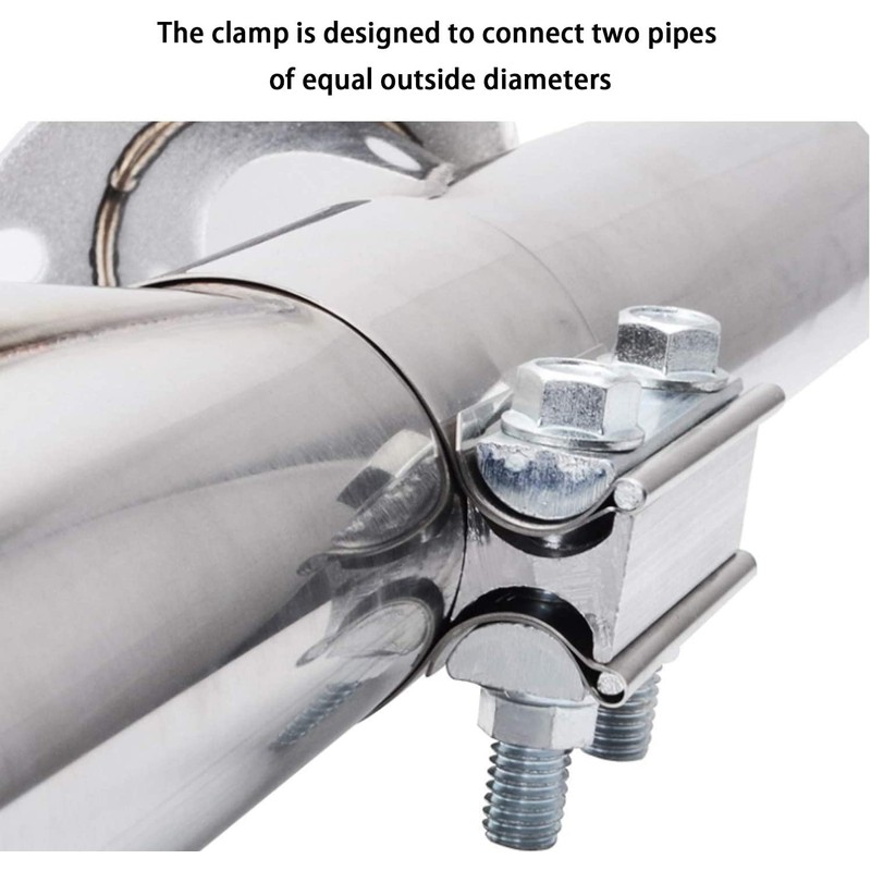 Exhaust Band Clamps 4 Inch Butt Joint Exhaust Pipe Muffler