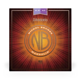 D'Addario NBM11540 11.5-40 Light Nickel Bronze Mandolin Strings