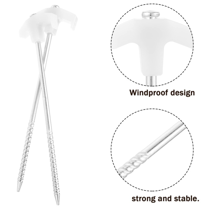 Outanaya Stake Heavy Duty Ground Stakes for Tents 8 Pack