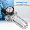 BSP 1/2" Air Compressor Moisture Water Trap Filter Regulator with
