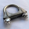 Universal Heavy Duty 1-1/2 Inch Stainless Exhaust U-Bolt Clamp, 1.5
