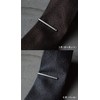 Tabarat Tps-164 Birthstone Crystal Glass Tie Clip, Men's, 4 Sides,
