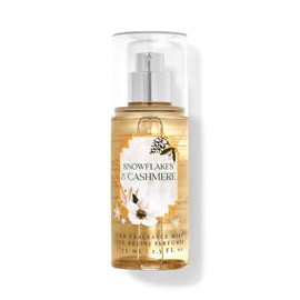 Bath and Body Snowflakes & Cashmere Mini Travel Size Fine Fragrance Mist, 2.5 fl. oz. / 75 mL (Packaging Artwork Styles May Vary)