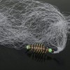 4pcs Fishing Spring Net, Copper Cast Net with Luminous Beads