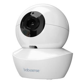 Add on Camera for Babysense Video Baby Monitor HD S2, Remote Pan Tilt Zoom, Two-Way Talk Back Audio, Long Range, Night Vision, Night Light, Lullabies, Temperature Monitoring