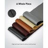 BELINOUS Leather Steering Wheel Cover Lace Up, Stitch on Steering