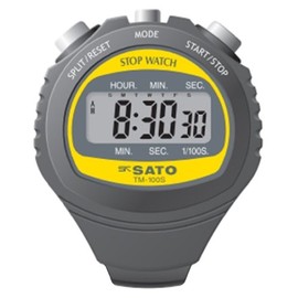 佐藤計量器(SATO) ストップウォッチ 防滴 デジタル TM-100S
