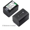 Kastar NP-FV70 Battery for Sony DCR-SX65 SX83 SX85, FDR-AX100, DEV-3