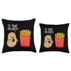 Potato Is That You Bro Funny French Fries Throw Pillow