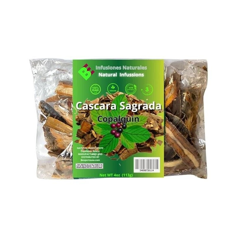 B-EXPERTS CASCARA SAGRADA Loose Tea Cascara Sagrada Bark 4 oz
