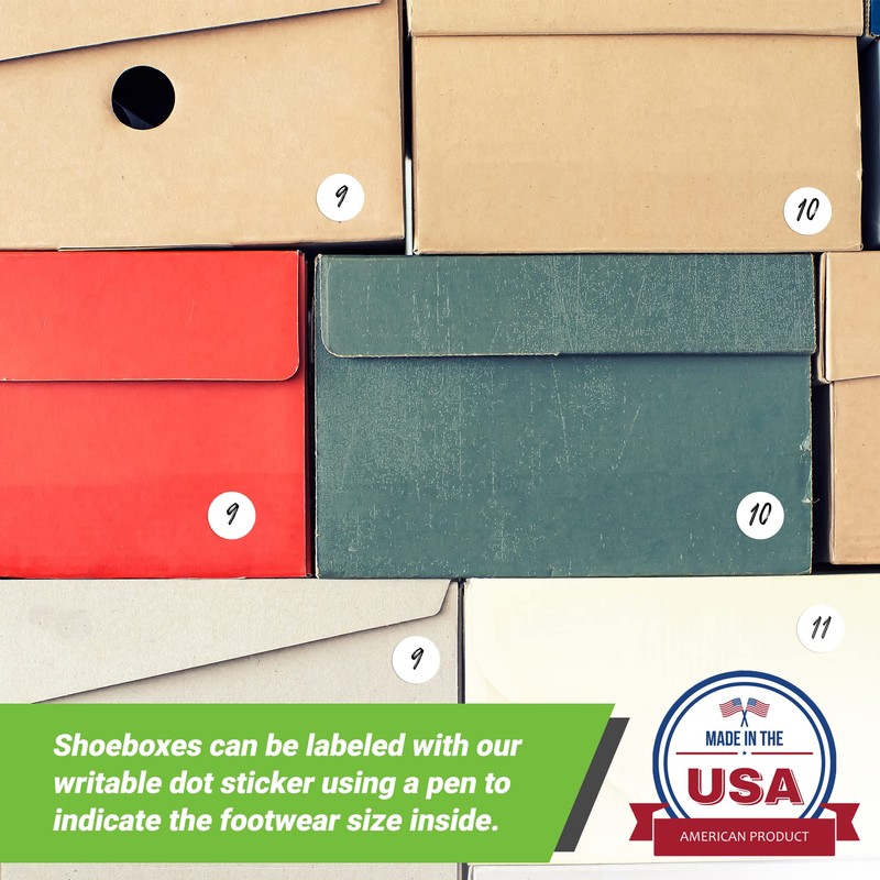 Color Coding Labels 13mm Round - Dot Stickers - Half