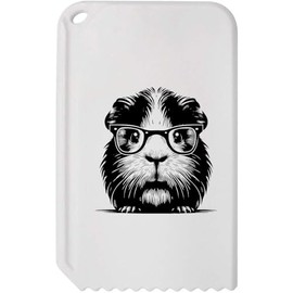 Azeeda 'Guinea Pig Wearing Glasses' Plastic Ice Scraper (IC00038004)