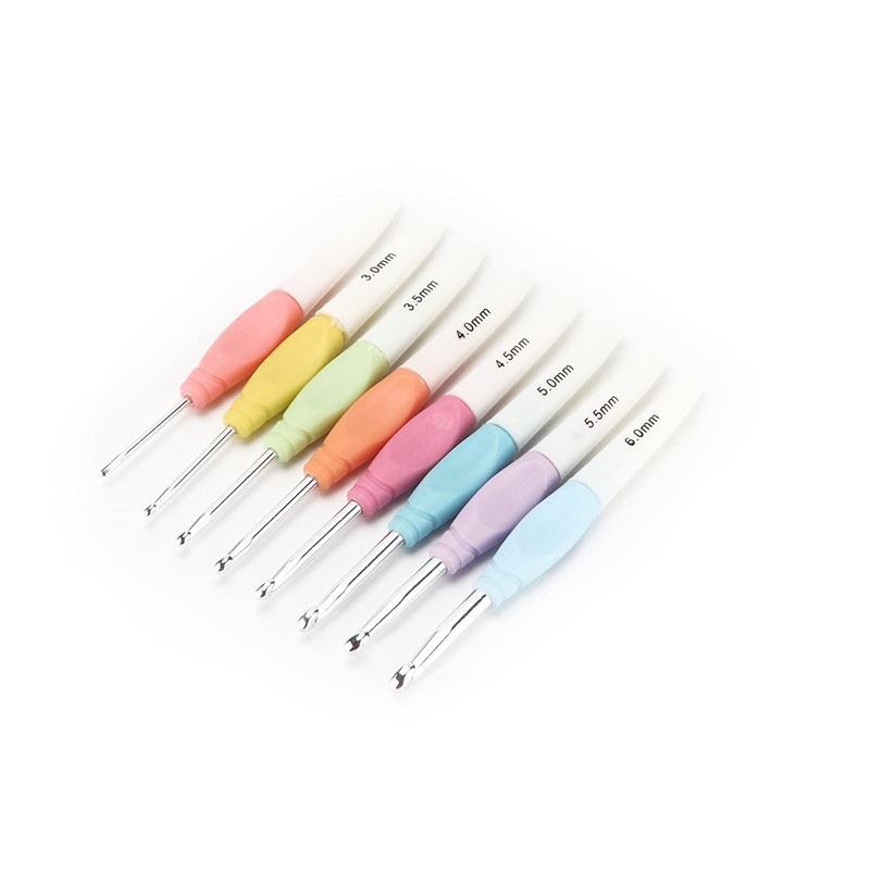 Yosoo Knitting Needles Set Boye Crochet Hooks Plastic Yarn Size