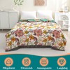 HOORDRY Cotton Blanket, Bedspread, 100% 4-Layer Prewashed Cuddly Blanket, Breathable