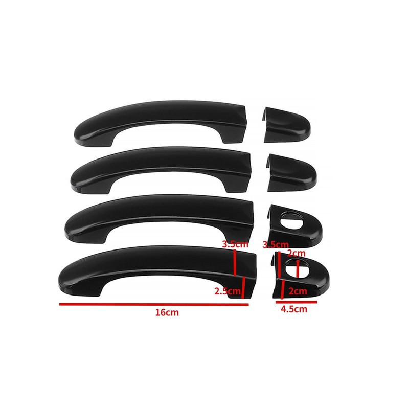 Xiciki 6 PCS Front and Rear Car Exterior Door Handle