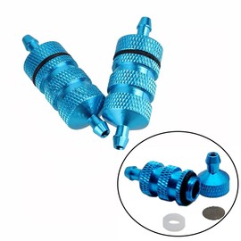 3 Pack ShareGoo RC Aluminum Nitro Fuel Filter for HSP Traxxas 1/8 1/10 Nitro Car Buggy Truck -Blue