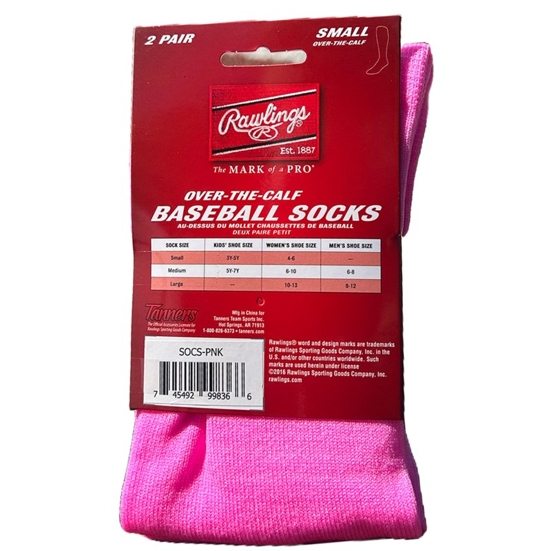 Rawlings Baseball / Fastpitch Softball Socks | 2 Pair |