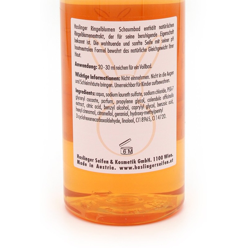 Haslinger Bubble Bath Calendula