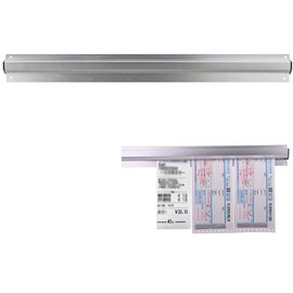 Restaurant Order Grabber,30cm Tab Grabber Kitchen Order Holder Aluminium Order Tab Grabbers Folder Wall-Mounted Ticket Rack Holder Bill Receipt Hanging Rack Ticket Grabber for Food Hold Orders