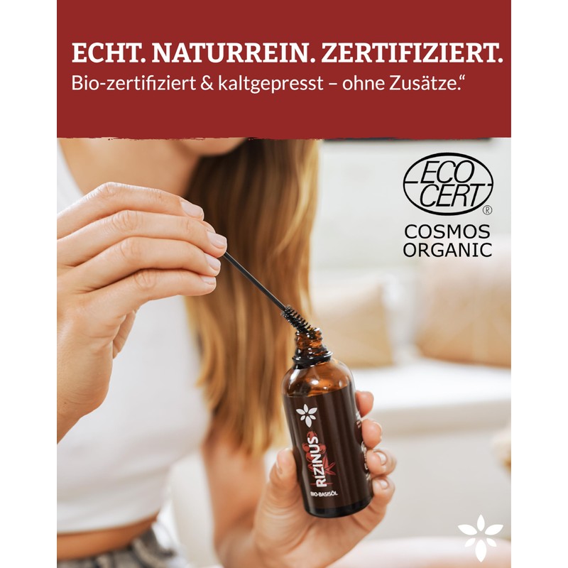 Heldengrün® Organic Castor Oil Hair [100% Natural Pure] - Castor