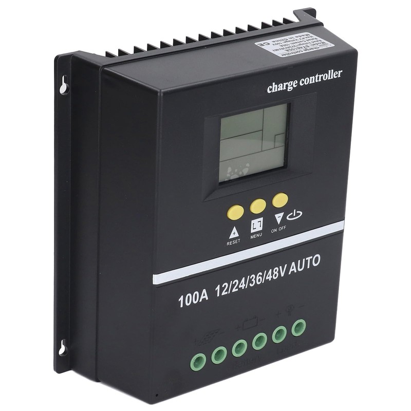 Jiawu MPPT Solar Charge Controller Dual USB Port Backlit LCD