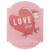 Curious George [Die Cut Sticker] Character Sticker / Heart