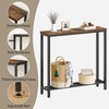 YATINEY Narrow Console Table, 2-Tier Small Sofa Table, 29.5" Thin