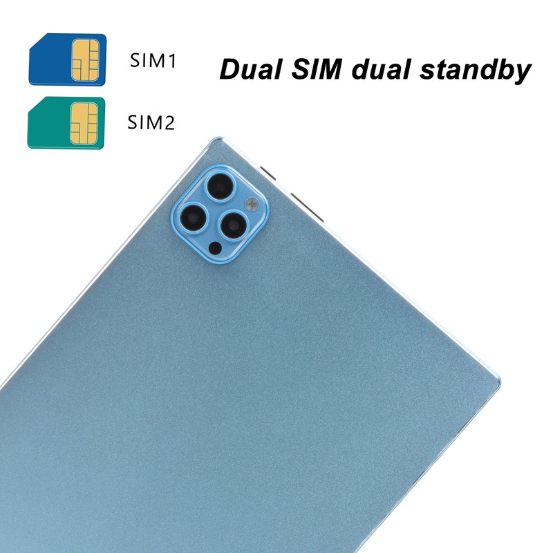 10in Tablet for Android 12 Blue MT6889 8 Core CPU