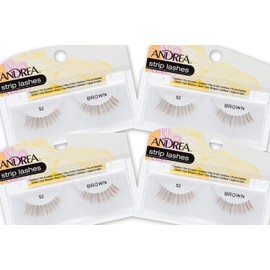 Andrea False Lashes Style 53 - Brown 4 pairs