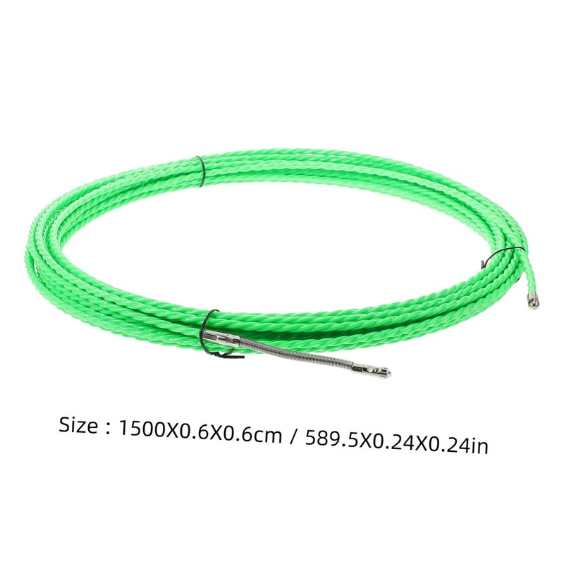 Operitacx Spring Spiral Cable Tension Fastener Fish Tape Roller Electrician