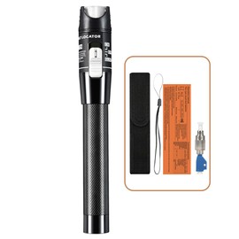 LIAYTRSS 80mW Visual Fault Fault Finder FTTH Fiber Optic Tester Fiber Optic Pen with FC-LC Adapter for Fiber Optic Engineering