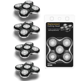 XR7000 Balder Pro Replacement Head Compatible with Remington Balder Pro Head Shaver Model XR7000/XR1500/XR1501 (4 Count)