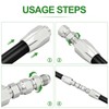 TAISHER 2PCS Hydraulic Hose Repair Kit 3/8" Reusable Fittings, 2-Wire